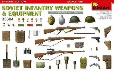 Miniart 1/35 Soviet Infantry Weapons & Equipment