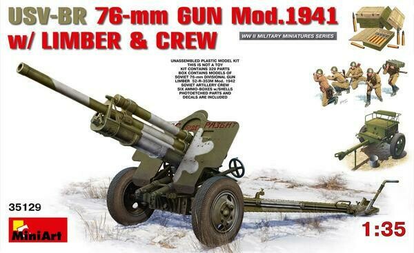 Miniart 1/35 USV-BR 76mm Gun Mod.1941