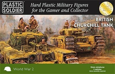 Plastic Soldier 1/100 British Churchill Tank