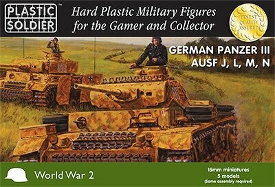 Plastic Soldier 1/100 Panzer III AUSF J,L,M,N