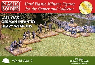 Plastic Soldier 1/72 Late War German Infantry Heavy Weapons