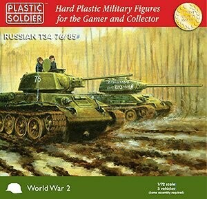 Plastic Soldier 1/72 Russian T34 76/85