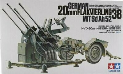 Tamiya 35091 1/35 German 20mm Flakvierling 38