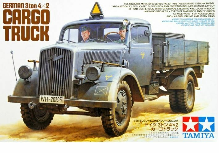 Tamiya 35291 1/35 German 3 Ton 4x2 Cargo Truck