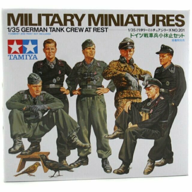 Tamiya 35201 1/35 German Tank Crew At Rest
