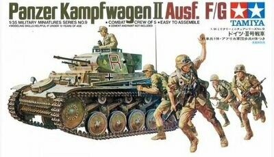 Tamiya 35009 1/35 Panzer Kampfwagen II Ausf. F/G