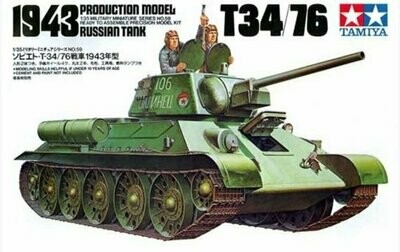 Tamiya 35059 1/35 T34/76 1943 Russian Tank