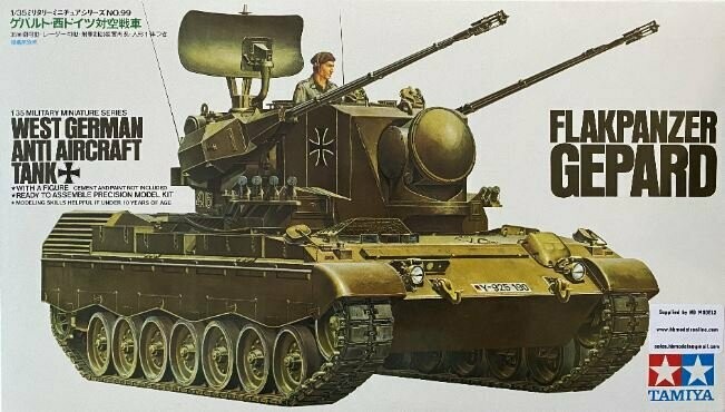 Tamiya 35099 1/35 West German Flakpanzer Gepard