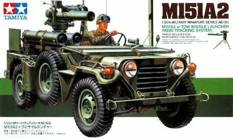 Tamiya 35125 1/35 U.S. M151A2 w/Tow Missile Launcher