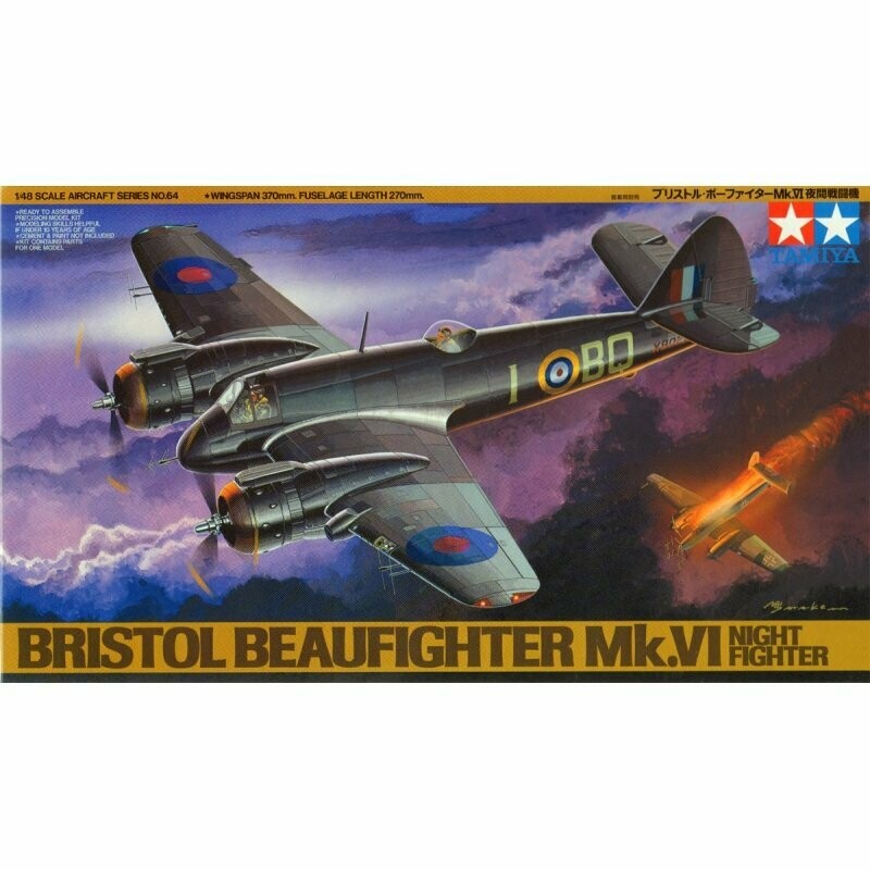 Tamiya 61064 1/48 Bristol Beaufighter Mk.VI