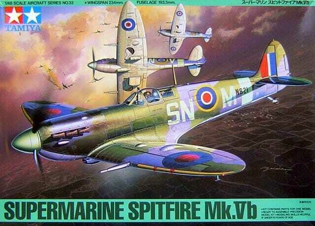 Tamiya 61033 1/48 Supermarine Spitfire Mk.Vb