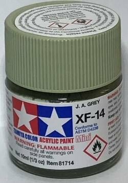 Tamiya 81714 Mini Acrylic XF-14 J.A. Grey