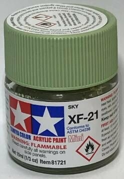 Tamiya 81721 Mini Acrylic XF-21 Sky