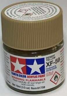 Tamiya 81759 Mini Acrylic XF-59 Desert Yellow