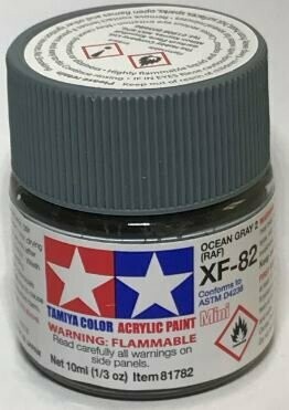 Tamiya 81782 Mini Acrylic XF-82 RAF Ocean Grey 2