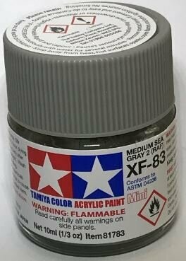 Tamiya 81783 Mini Acrylic XF-83 RAF Medium Sea Grey 2