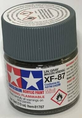 Tamiya 81787 Mini Acrylic XF-87 IJN Grey