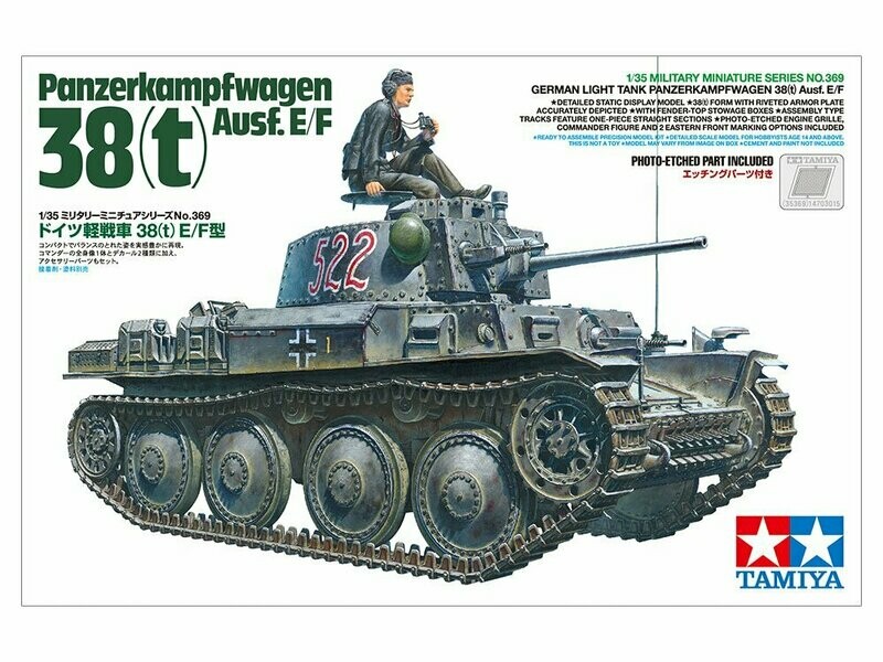 Tamiya  35369 1/35 Panzerkampfwagen 38(t) Ausf. E/F