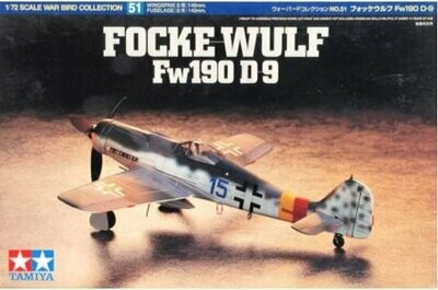 Tamiya 60751 1/72 Focke Wulf Fw190 D9