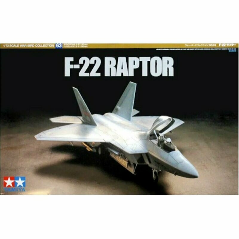 Tamiya 60763 1/72 F-22 Raptor