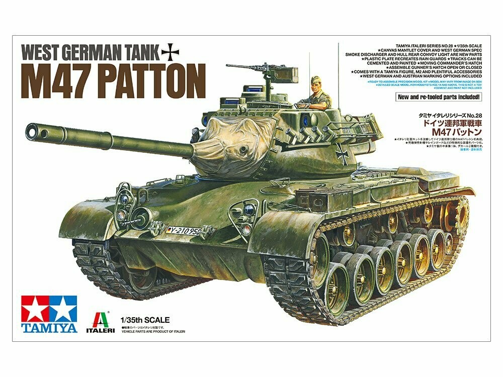 Tamiya 37028 1/35 West German Tank M47 Patton