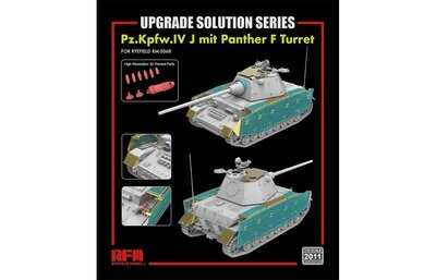 Ryefield Models 1/35 Pz.Kpfw.IV J mit Panther F Turret upgrade kit