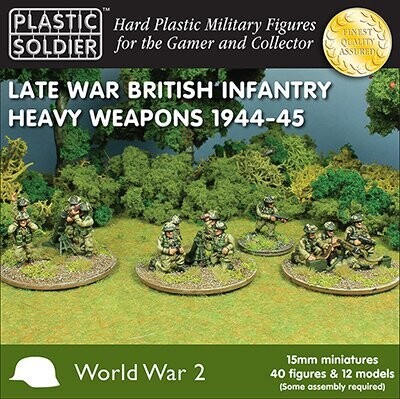 Plastic Soldier 1/100 Late War British Infantry Heavy Weapons 1944-45