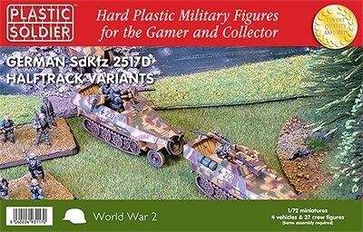 Plastic Soldier 1/72 German SdKfz 251/D Halftrack Variants