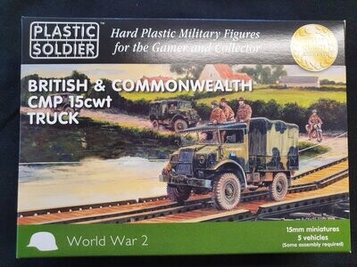 Plastic Soldier 1/100 British & Commonwealth CMP 15cwt Truck