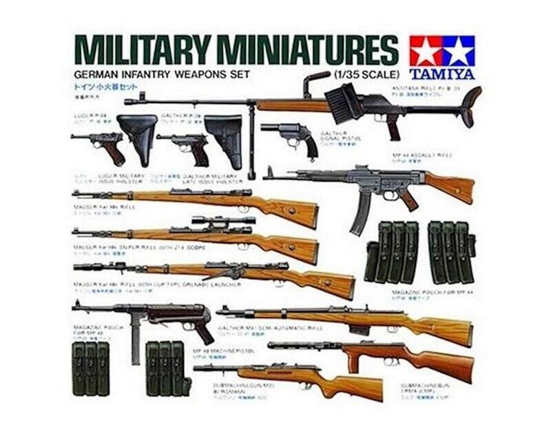 Tamiya 35111 1/35 German Infantry Weapons Set
