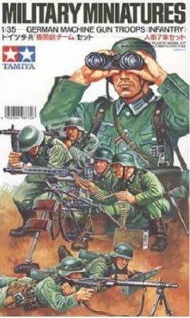 Tamiya 35038 1/35 German Machine Gun Troops (Infantry)