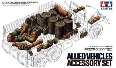 Tamiya 35229 1/35 Allied Vehicles Accessory Set