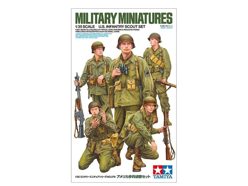 Tamiya 35379 1/35 U.S. Infantry Scout Set