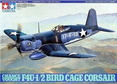 Tamiya 61046 1/48 Vought F4U-1/2 Bird Cage Corsair