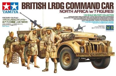 Tamiya 32407 1/35 British LRDG Command Car (with 7 figures)