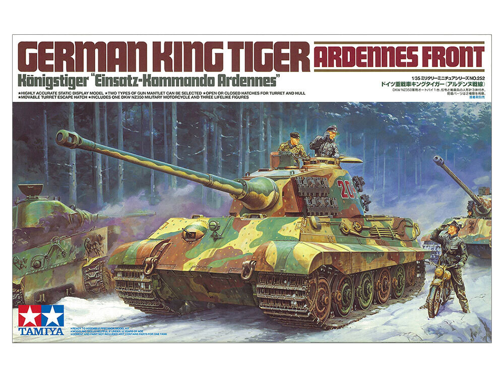 Tamiya 35252 1/35 German King Tiger Ardennes Front