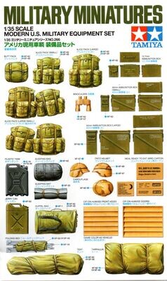 Tamiya 35266 1/35 U.S. Military Equipment Set