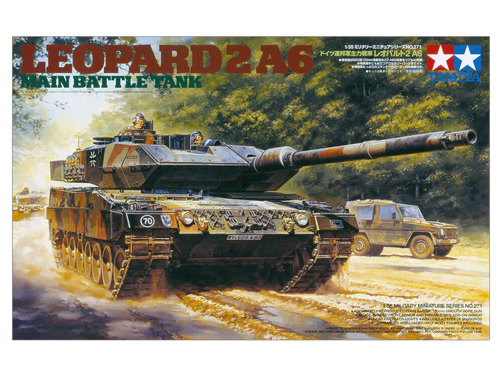 Tamiya 35271 1/35 German Leopard 2 A6 Main Battle Tank