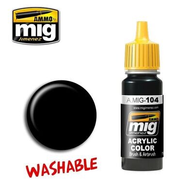 MIG Washable Acrylic - Black