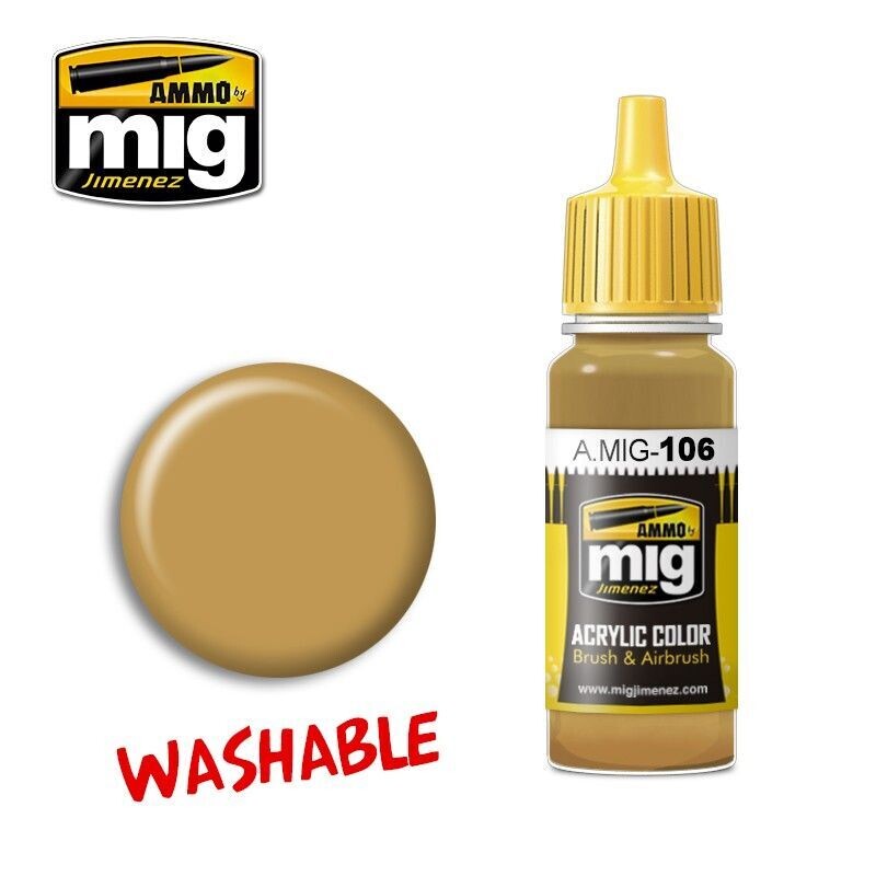 A.MIG-0106 Washable Acrylic - Sand (RAL 8020)