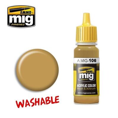 MIG Washable Acrylic - Sand (RAL 8020)
