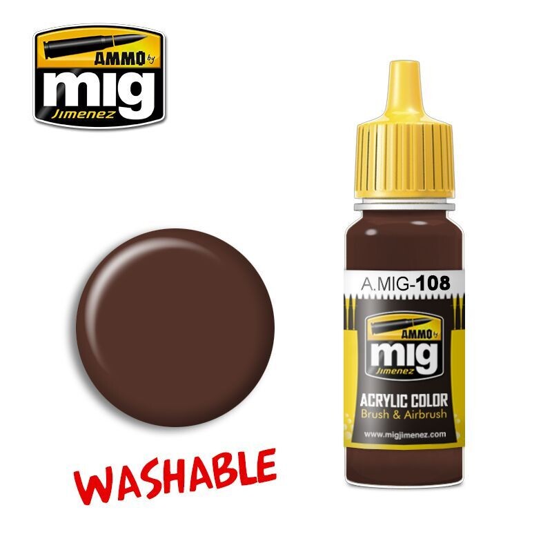 A.MIG-0108 Washable Acrylic - Mud
