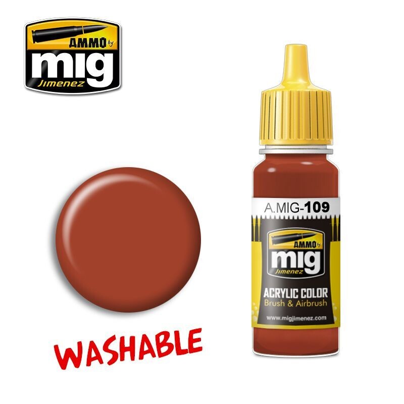 A.MIG-0109 Washable Acrylic - Rust