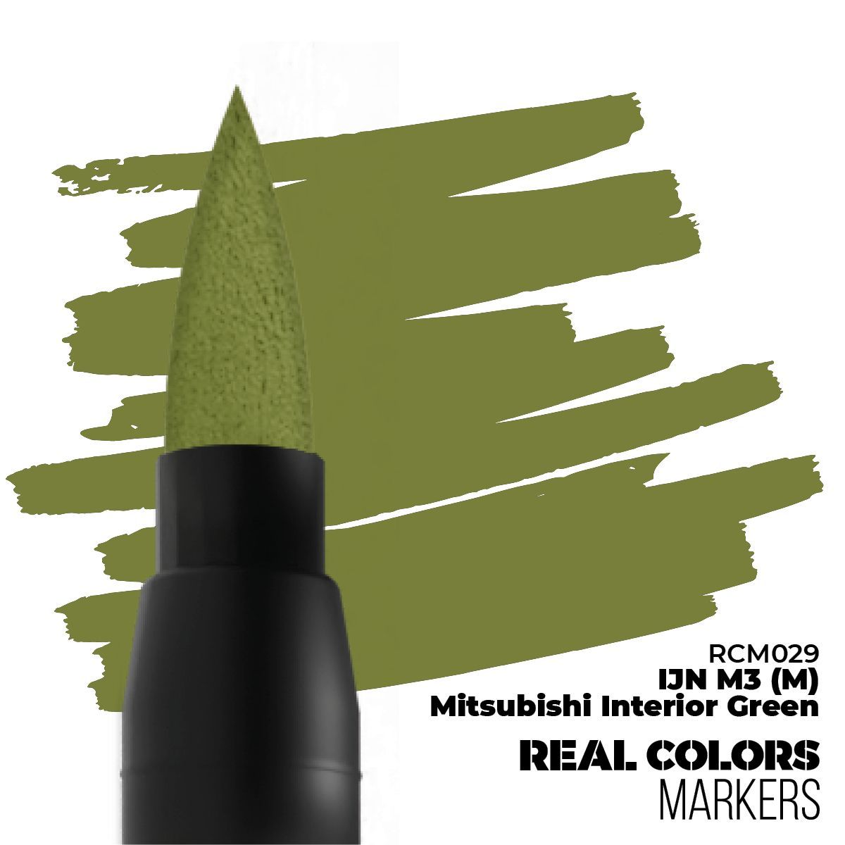 AK Real Color Marker - IJN M3 (M) Mitsubishi Interior Green