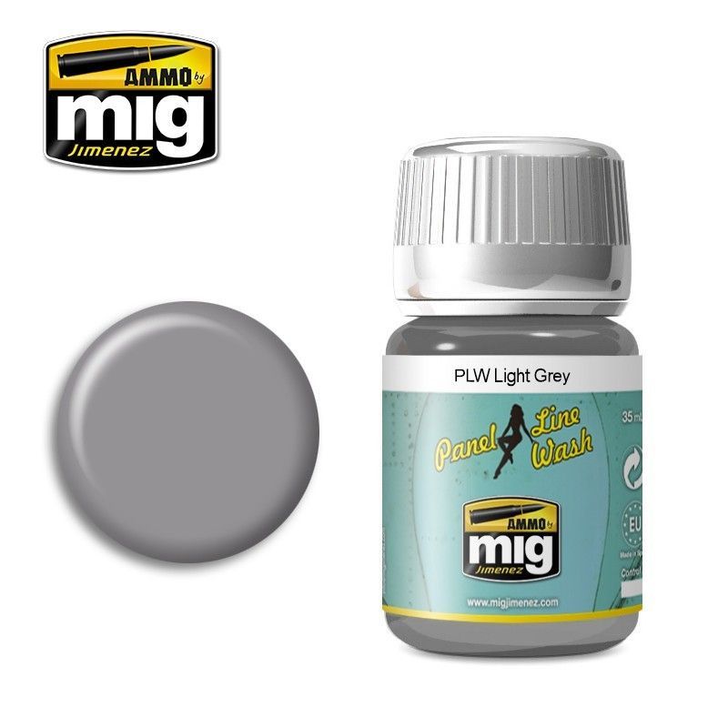 A.MIG-1600 - Panel Line Wash - Light Grey