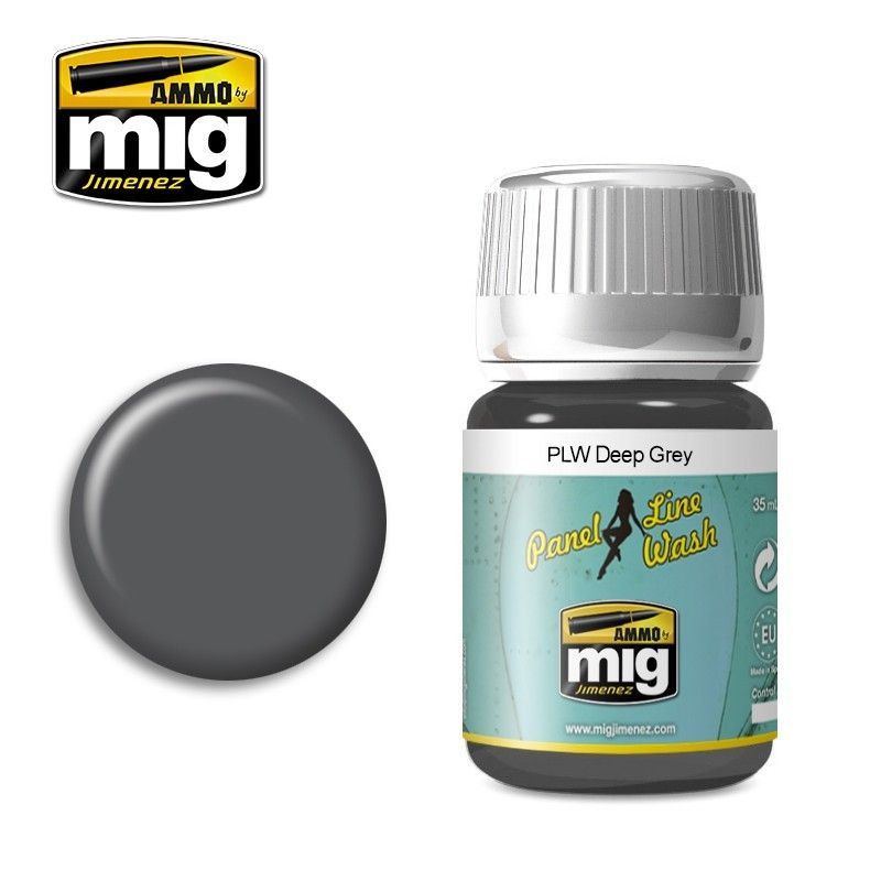A.MIG-1602 - Panel Line Wash - Deep Grey