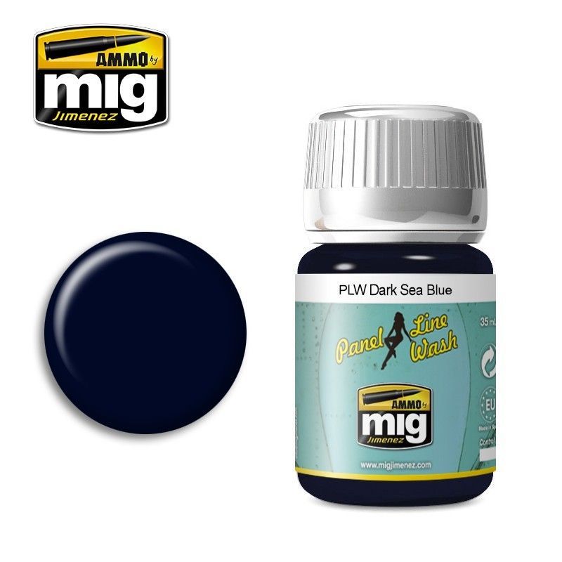 A.MIG-1603 - Panel Line Wash - Dark Sea Blue