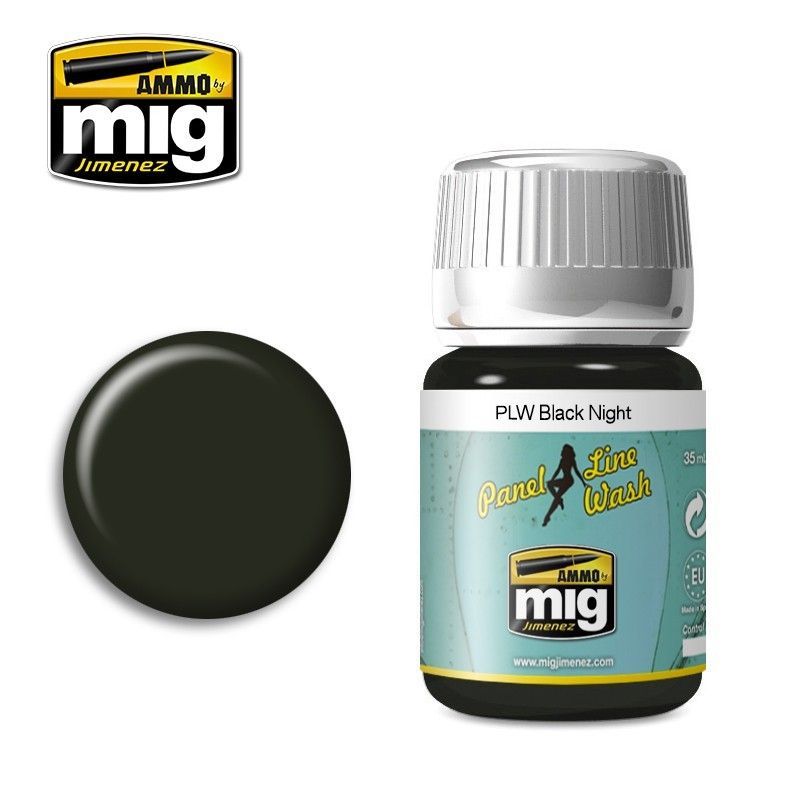 A.MIG-1611 - Panel Line Wash - Black Night