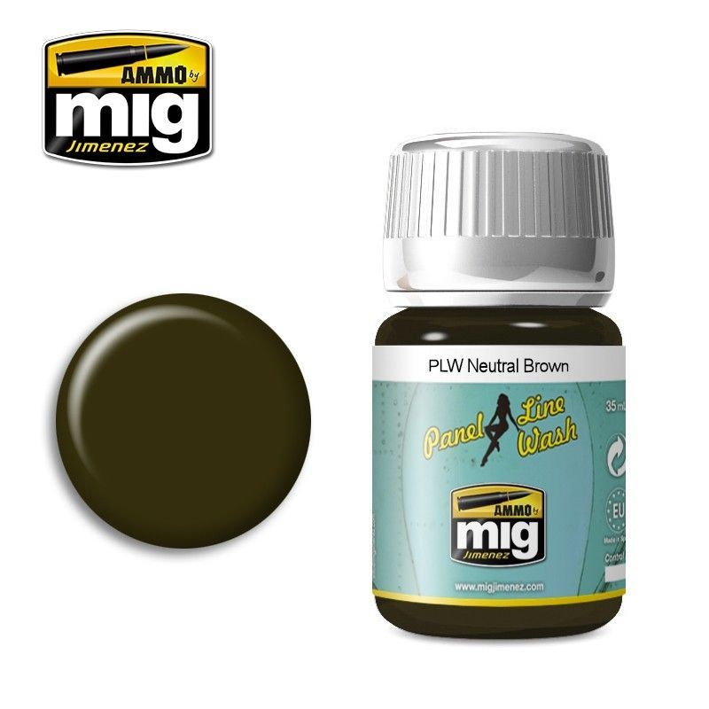 A.MIG-1614 - Panel Line Wash - Neutral Brown