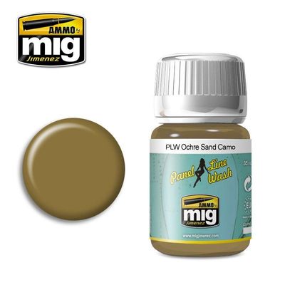 A.MIG-1622 - Panel Line Wash - Ochre for Sand Camo